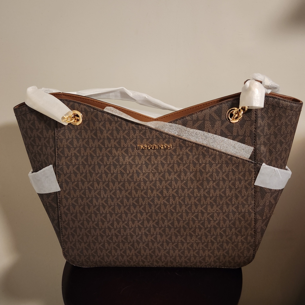 Michael Kors Signature Brown Shoulder Bag